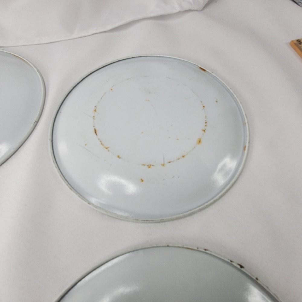 VTG Holly Hobbie Friends 70s Litho Metal Play Tea Set Plates Pretend Doll Lot 12 - Picture 14 of 16